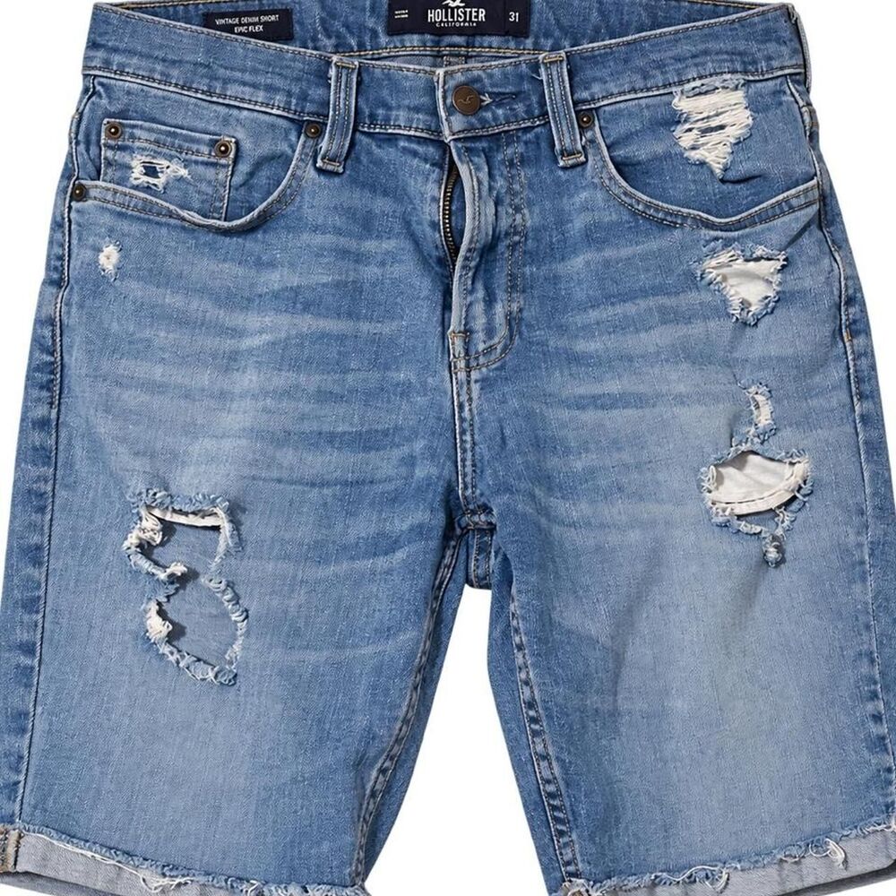 Hollister-co Women's Blue Shorts